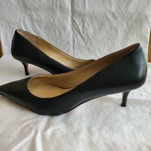 Ann Taylor Reese Leather Kitten Heel Pump Size 10